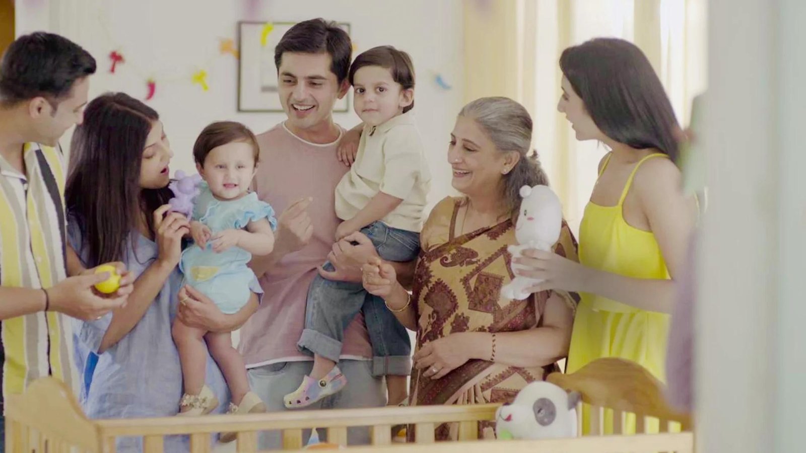 Happy family with Mamy Poko Pants diapers